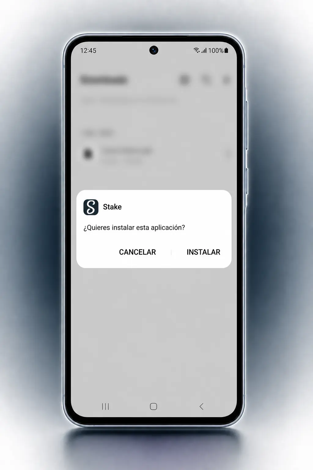 Descarga del APK de Stake para Android desde el sitio oficial, compatible con Android 8.0 o superior.