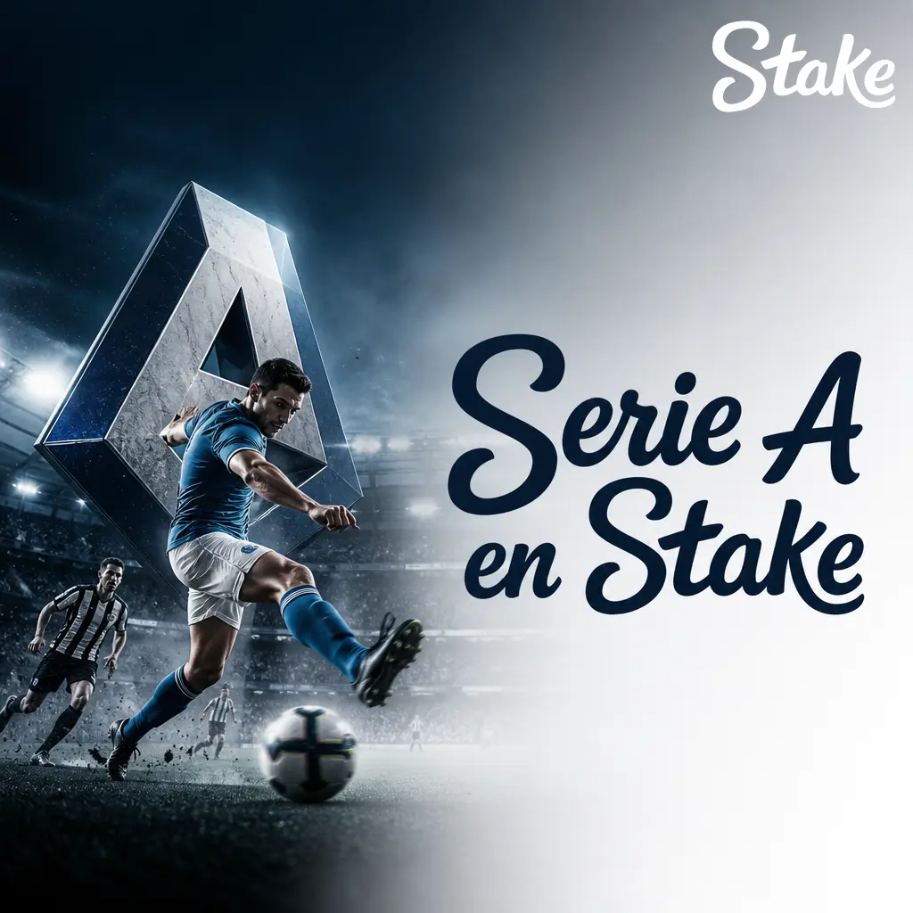 Apuestas en directo de la Serie A italiana en Stake con mercados 1X2, over/under, hándicap y córners